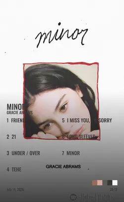 Gracie Abrams - minor.jpg